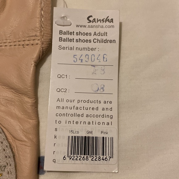 Brand New Sansha ballet slipper size GM - Picture 3 of 4